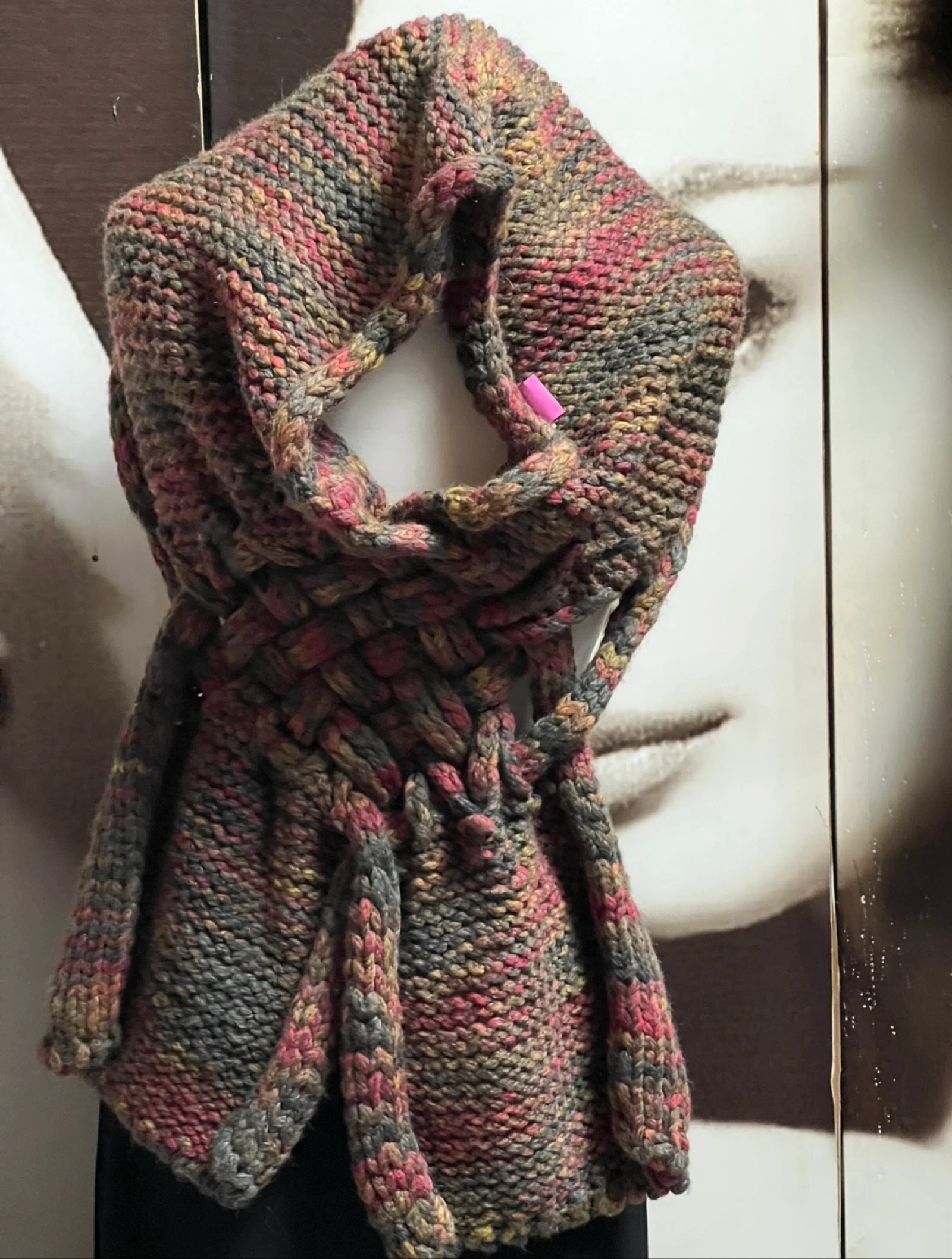 Save The Queen alpaca and wool poncho new – photo 7